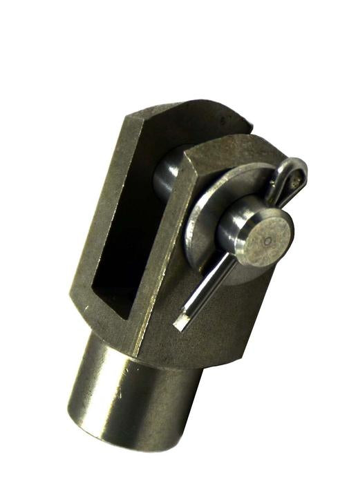 Clevis & Pin S/S 10MM Dia 40MM Cent. M10