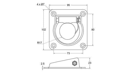 Lashing Ring Medium