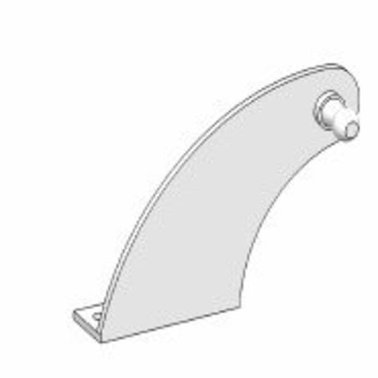 Industrial Bracket - Bracket O/Centre 55MM Cent 10MM Ball LHS