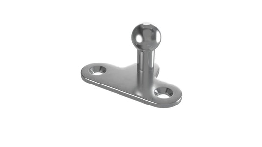 Cabinet Bracket - Bracket Flat 10MM Ball W/Holes 16MM Cen