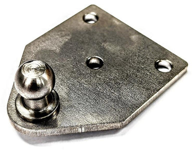 Industrial Bracket - Bracket Flat S/S 13mm Ball 4mm thick