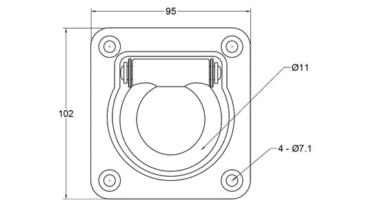 Lashing Ring Medium