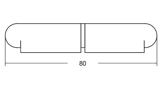 Weld-On Pintle Bullet Hinge