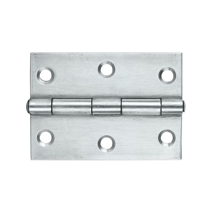 Butt Hinge 70X50X1.6mm 304 Grade S/Stl Fixed Pin – Struts Australia