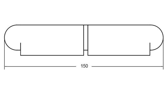 Weld-On Pintle Bullet Hinge