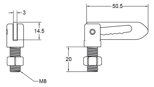 ANTI LUCE FASTENERS STAINLESS STEEL