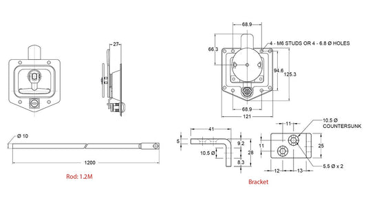 Folding T Handles & Accessories