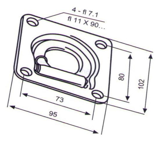 Lashing Ring Medium