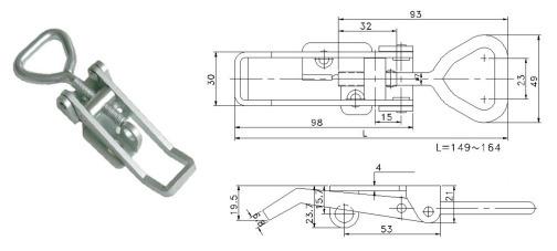 Over Centre Hooks & Latches