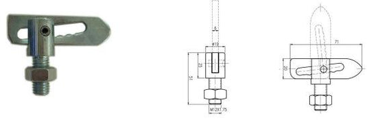 ANTI LUCE FASTENERS ZINK PLATED