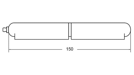 Weld-On Pintle Bullet Hinge